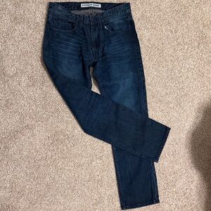Express Men’s Dark Indigo Slim Straight Jeans 30x32